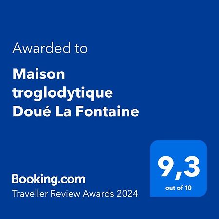 Maison Troglodytique Doue La Fontaine Doué-la-Fontaine Exterior foto